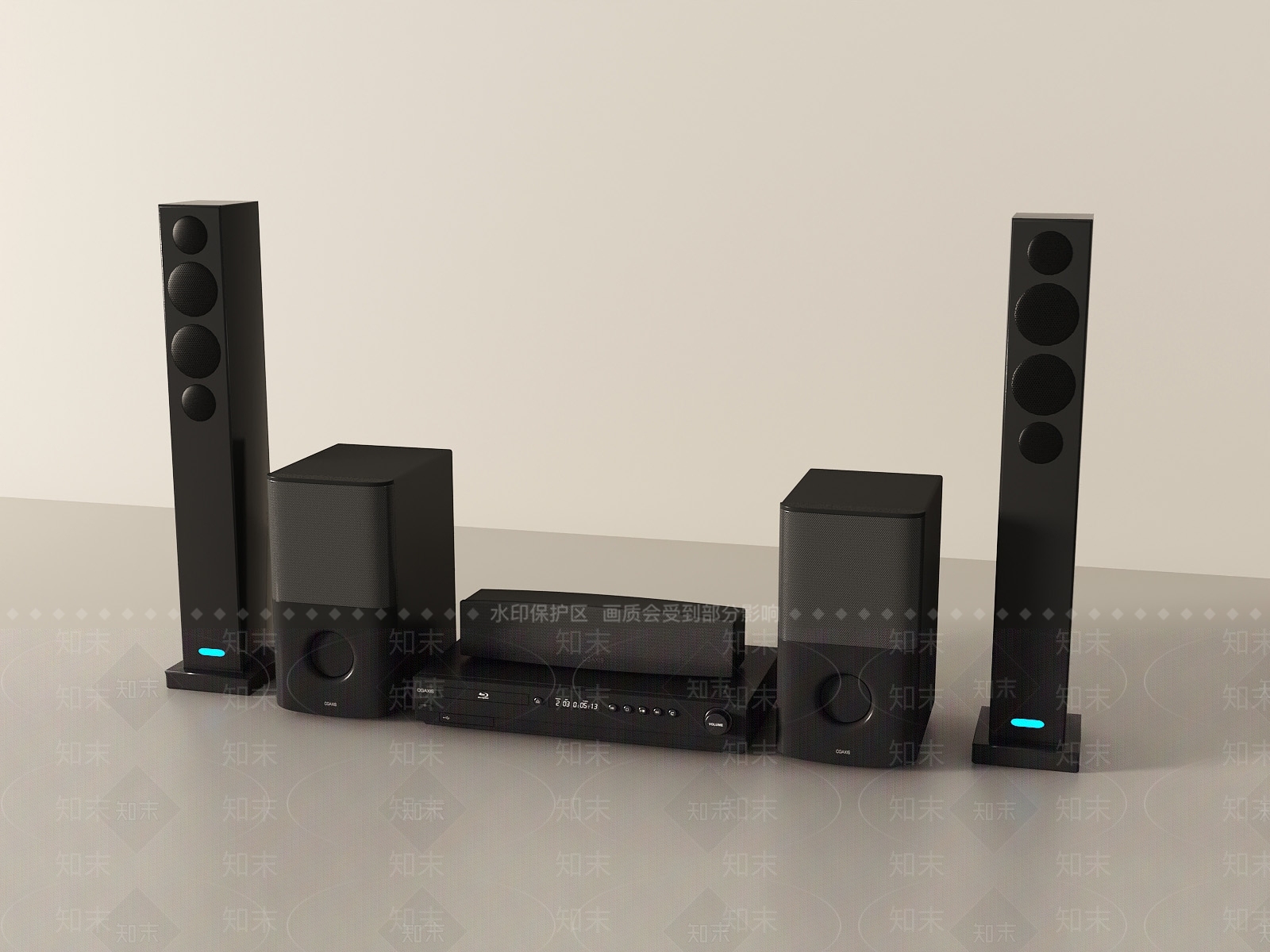 音响3D模型下载【ID:1201236780】