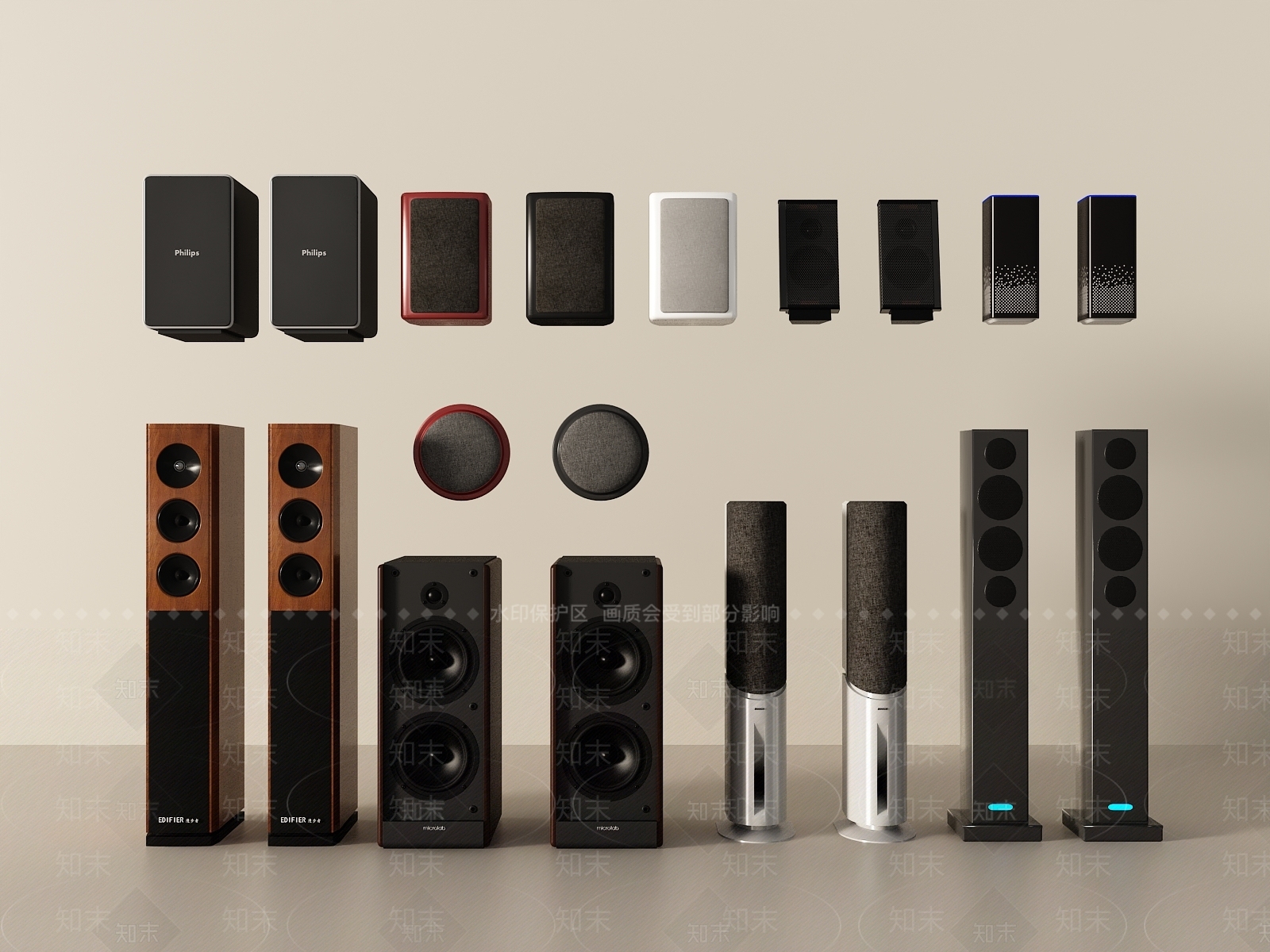 音响3D模型下载【ID:1201236762】