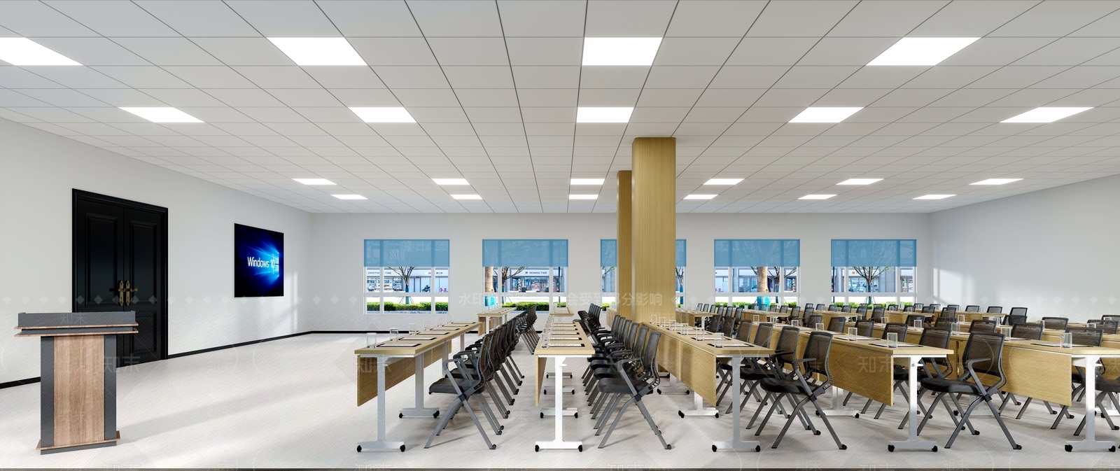 现代报告厅3D模型下载【ID:1201248076】