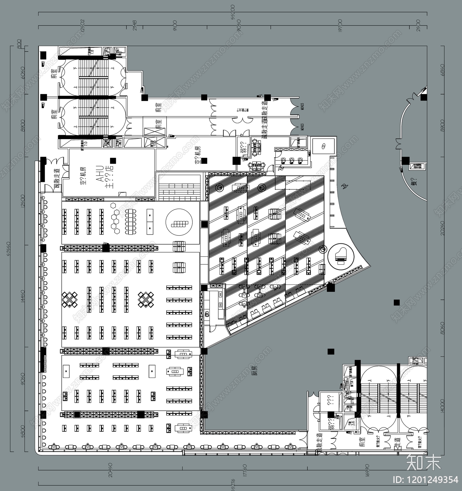 工装平面图施工图下载【ID:1201249354】
