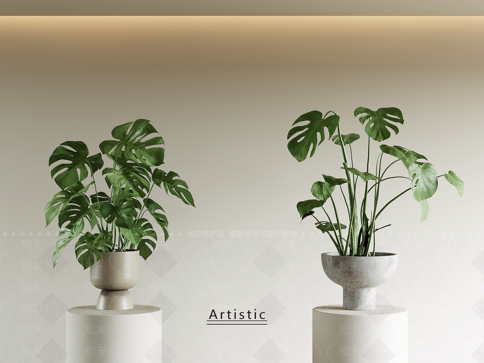 盆栽3D模型下载【ID:1201251475】