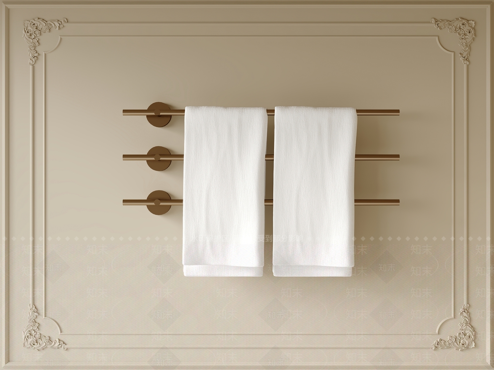 毛巾架SU模型下载【ID:1201256167】