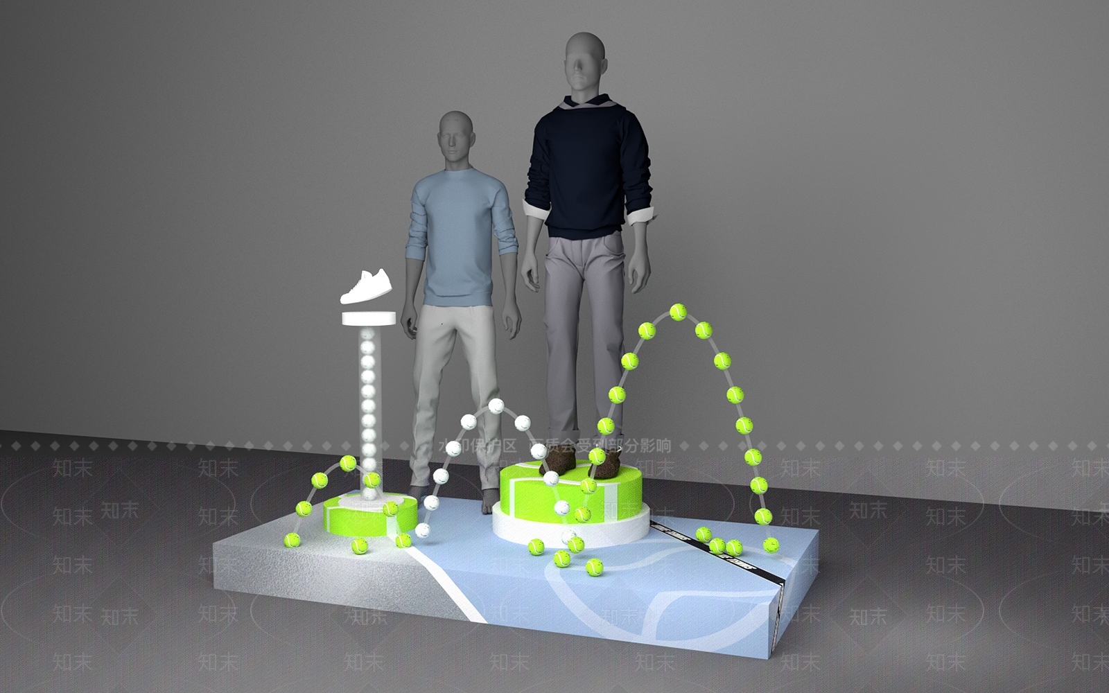 现代简约橱窗SU模型下载【ID:1201258607】