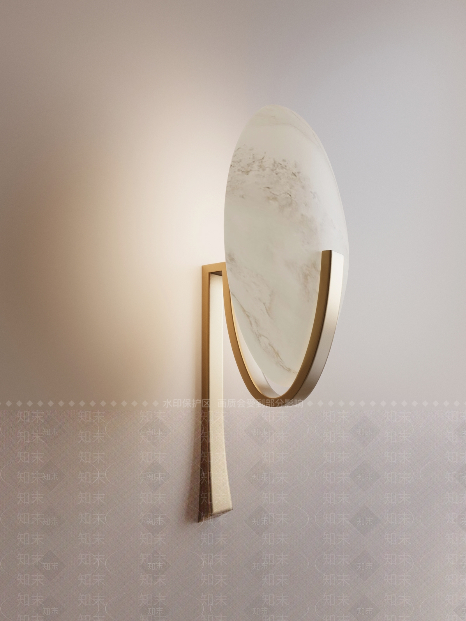 法式轻奢壁灯3D模型下载【ID:1201262185】