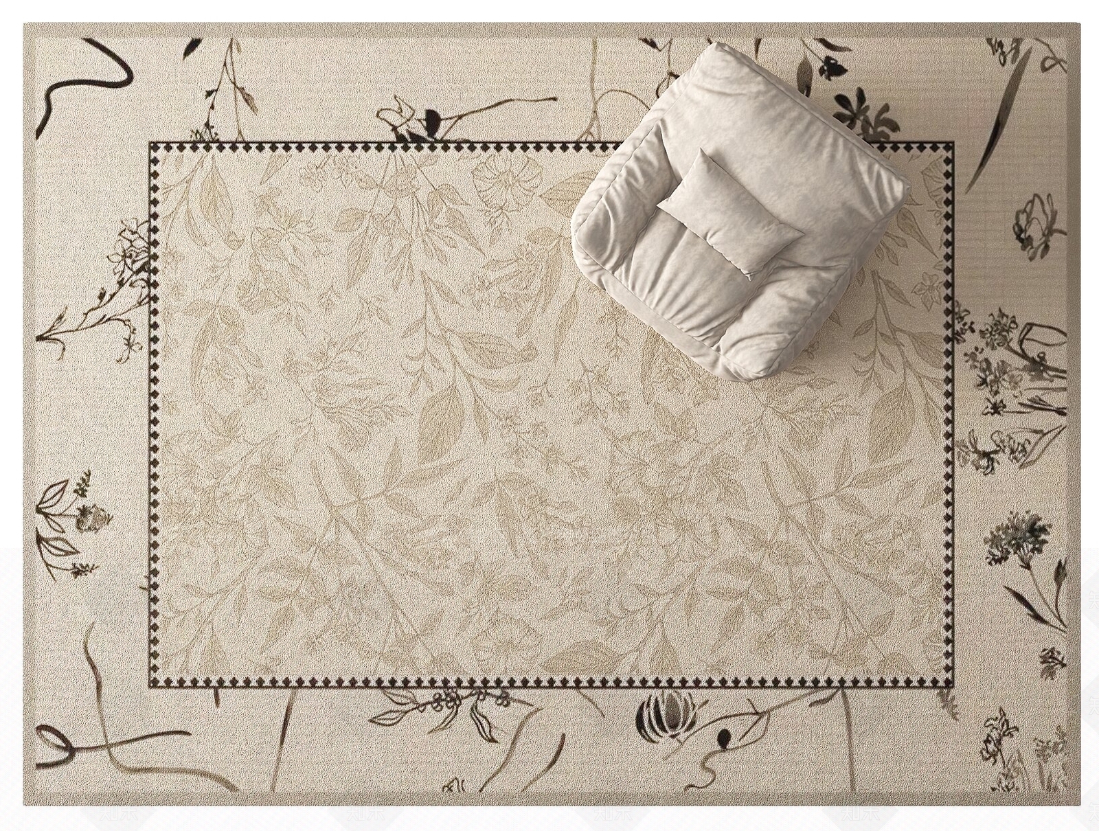 中古地毯3D模型下载【ID:1201265674】