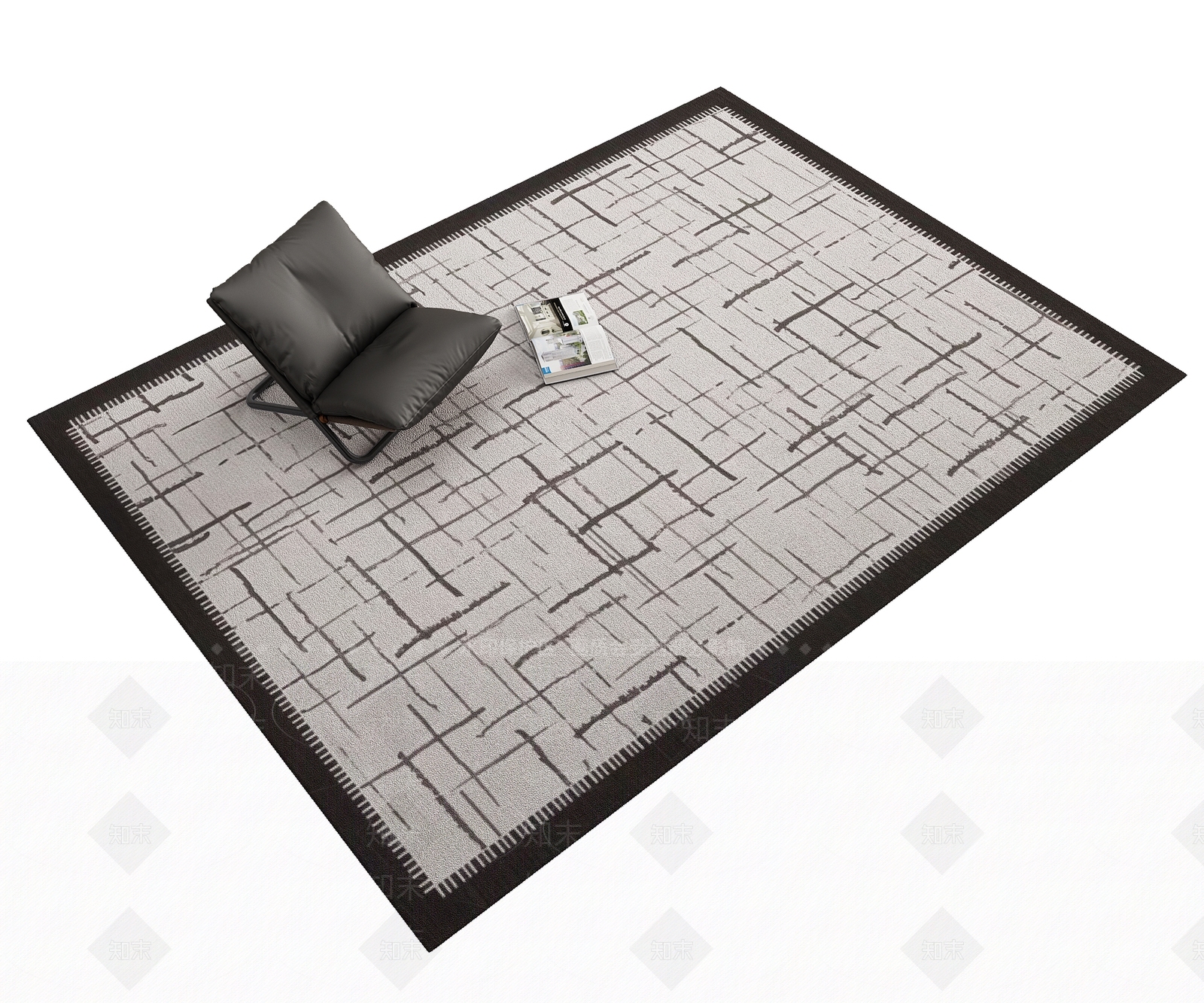 现代地毯3D模型下载【ID:1201266942】