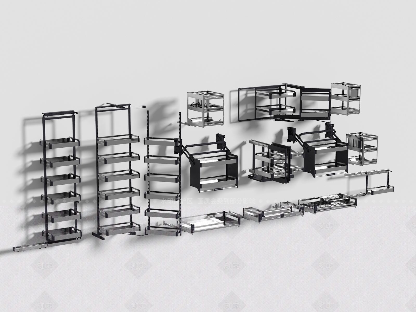 现代新中式其他五金件3D模型下载【ID:1201266929】