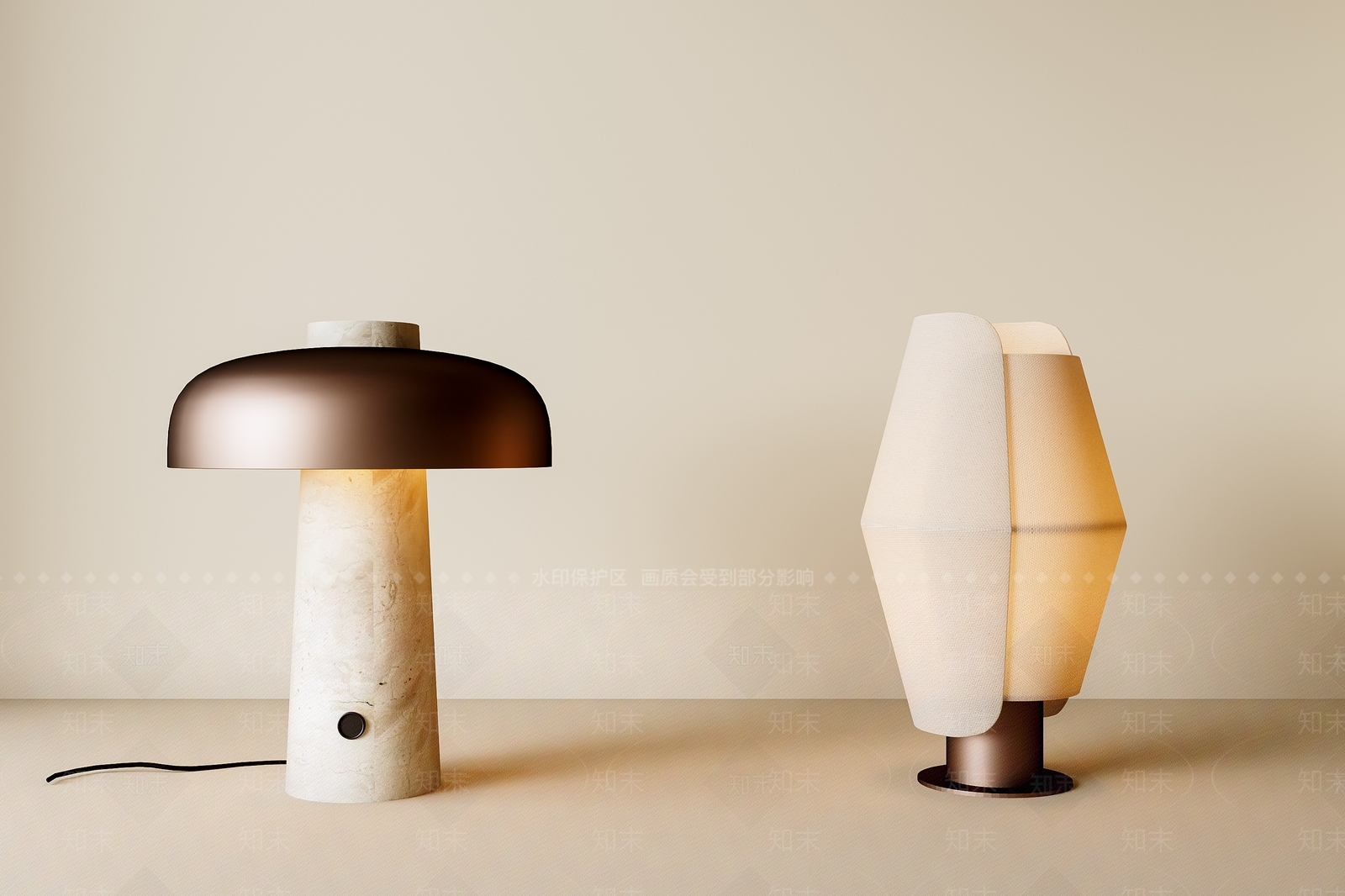 现代意式台灯SU模型下载【ID:1201267605】
