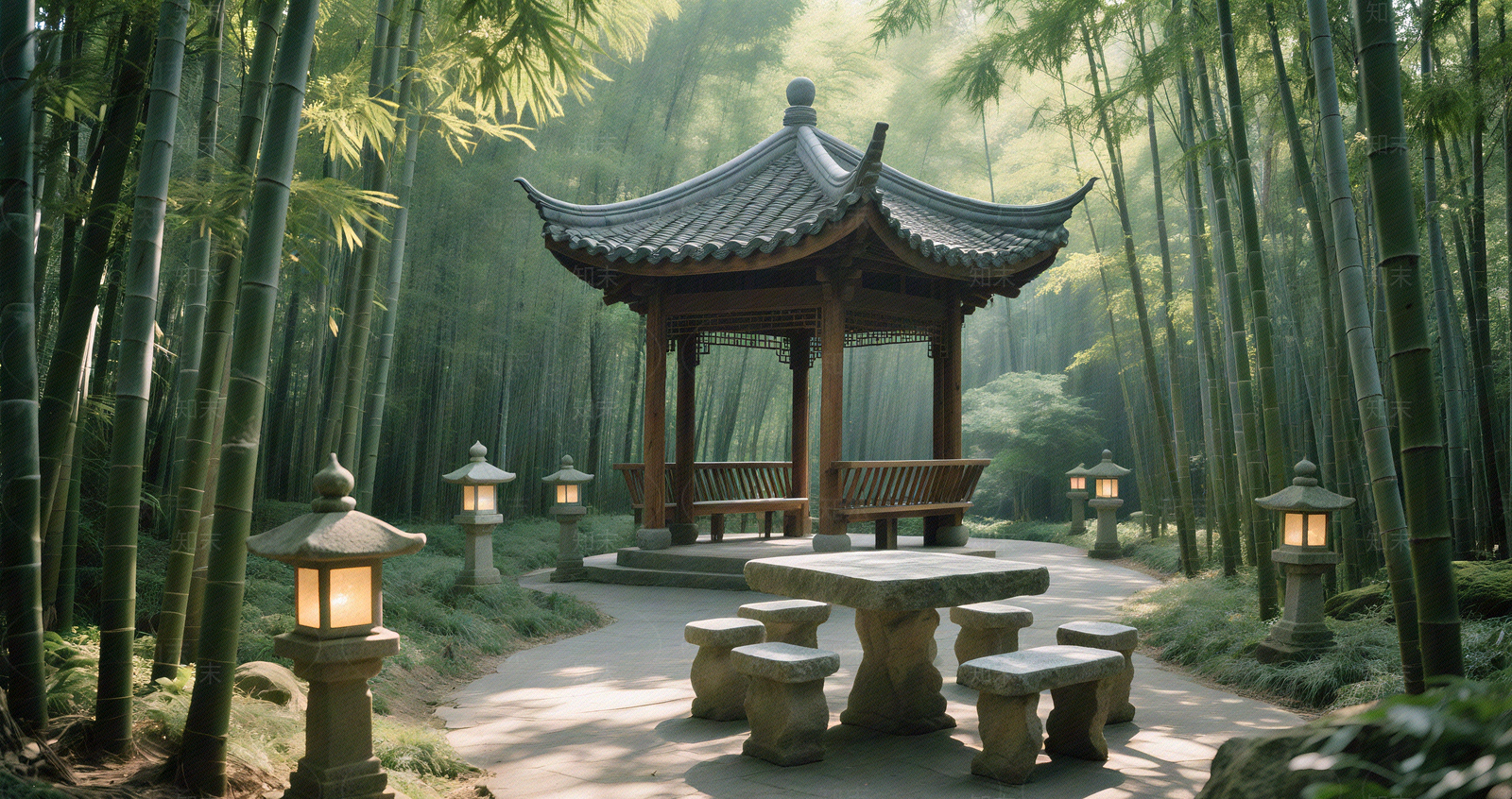 中式其他风景贴图下载【ID:1201268383】