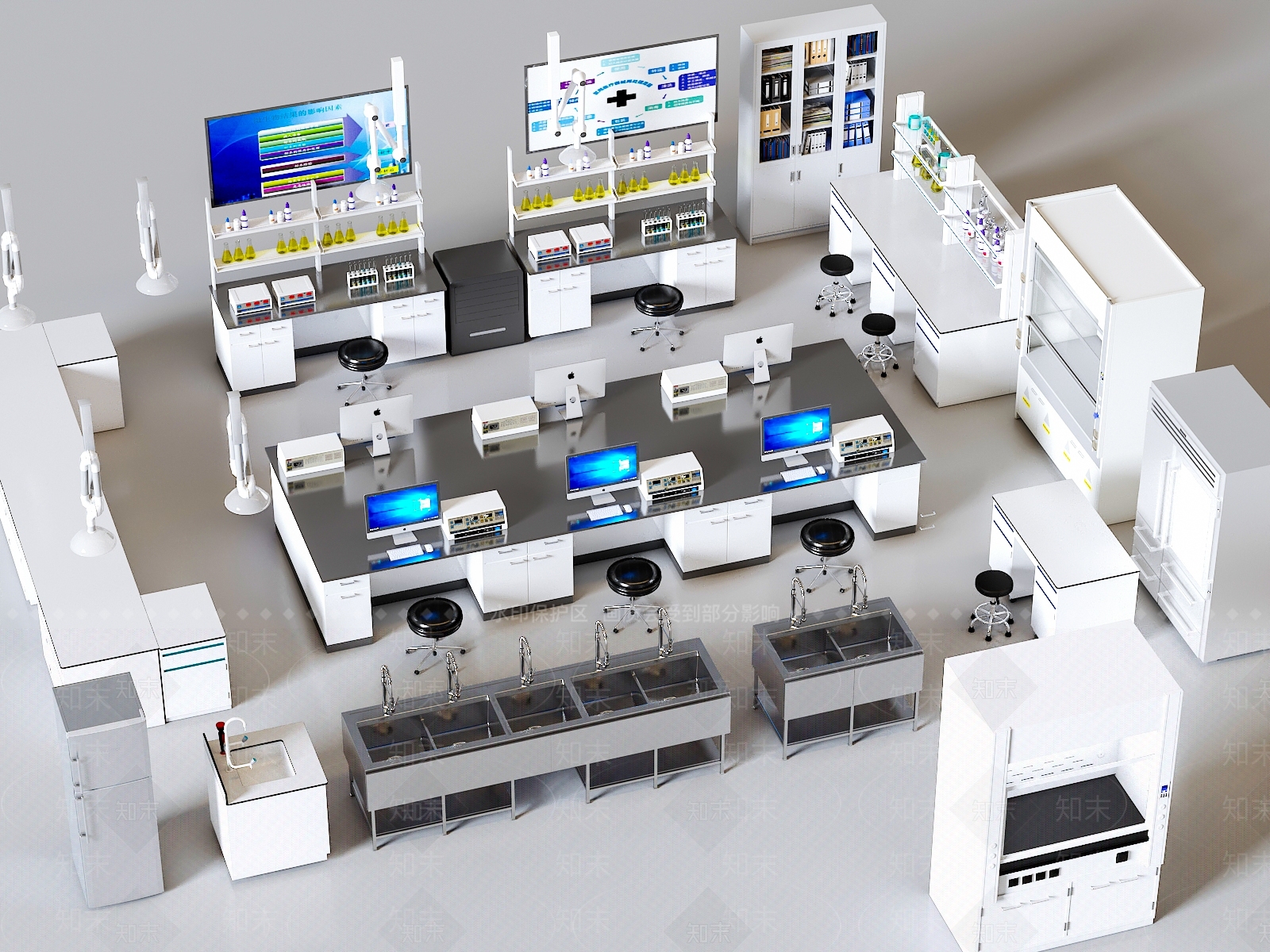 公用器材3D模型下载【ID:1201270199】