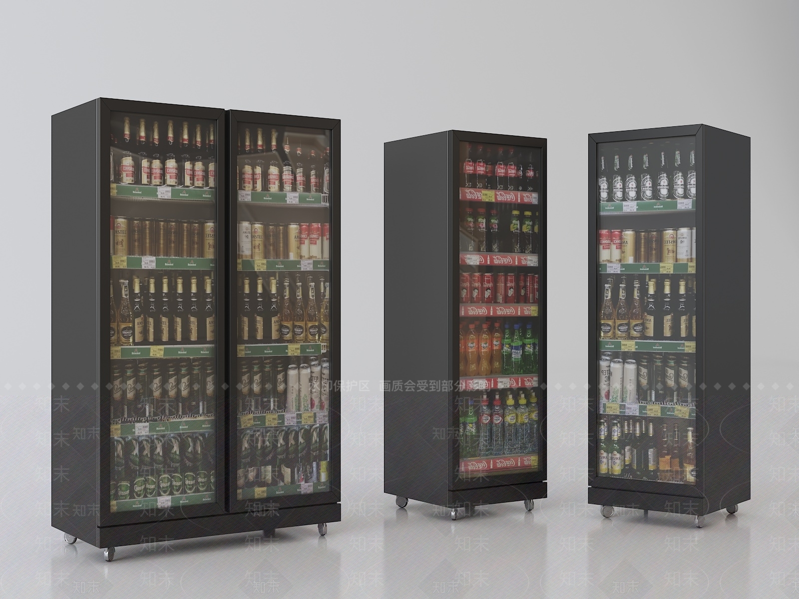 冰柜SU模型下载【ID:1201271191】