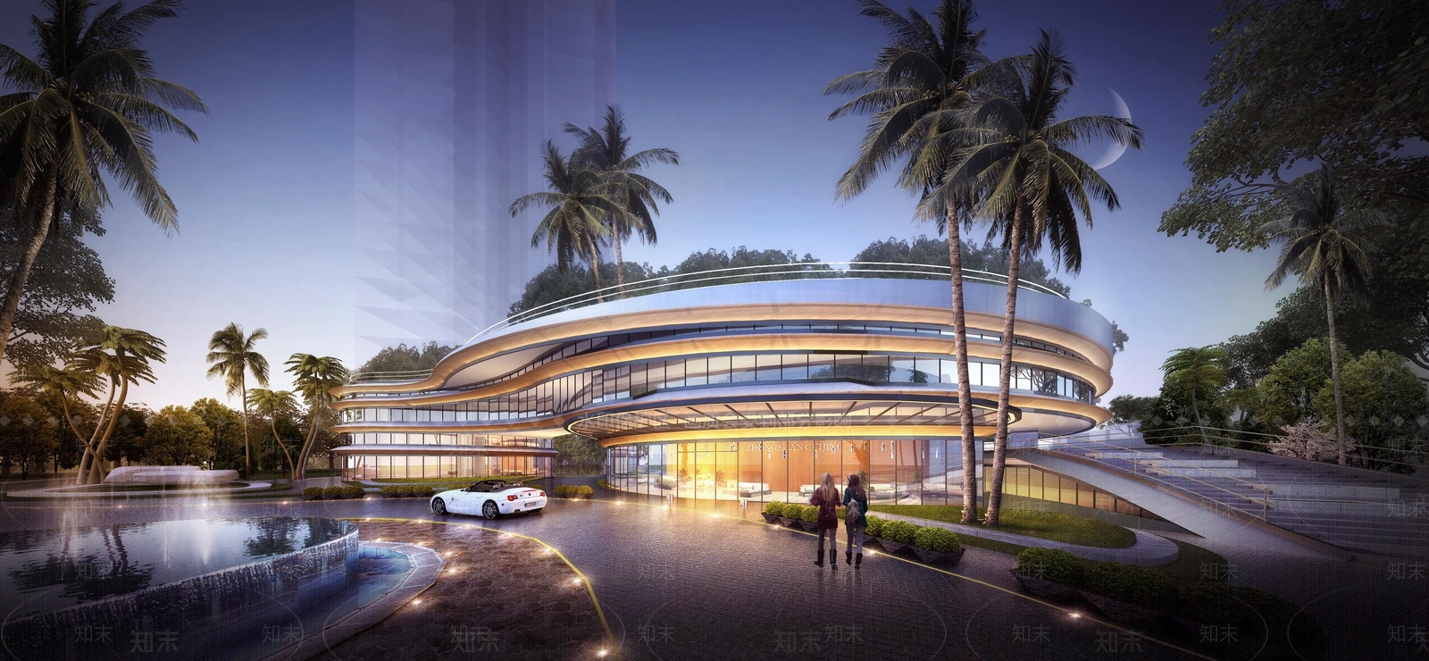 现代小公建SU模型下载【ID:1201271420】