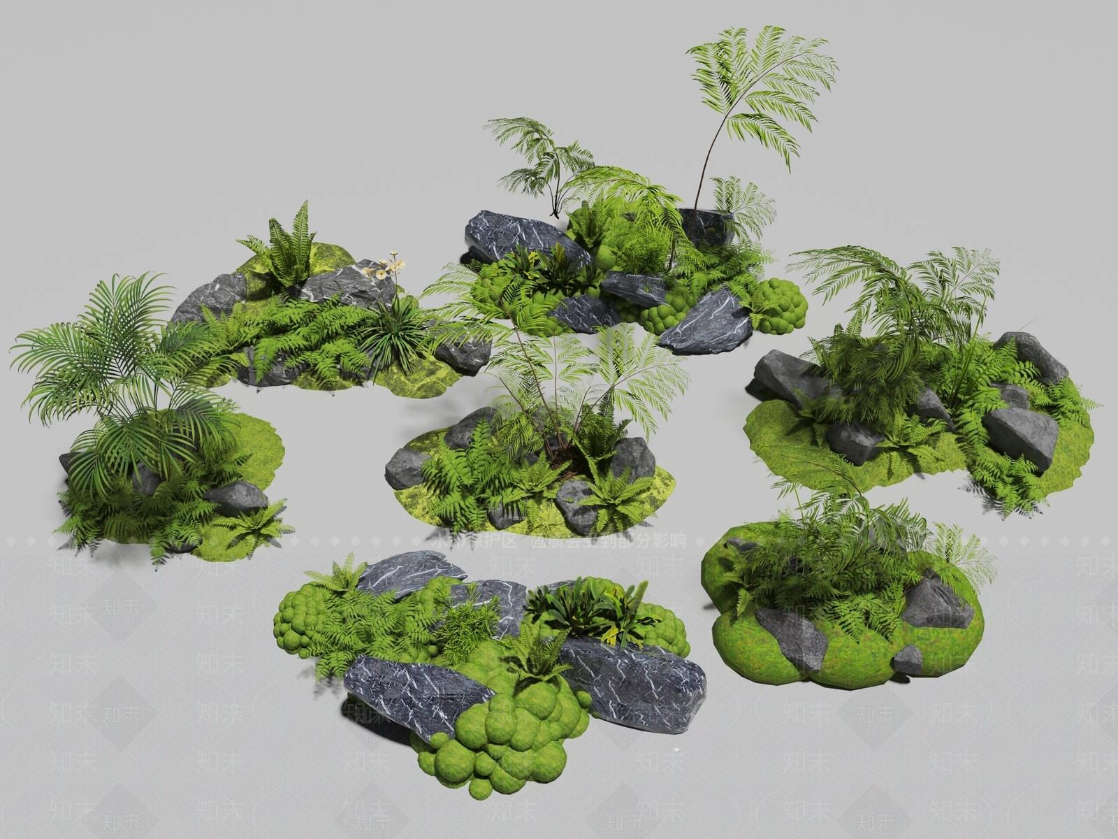 现代石头3D模型下载【ID:1201271620】