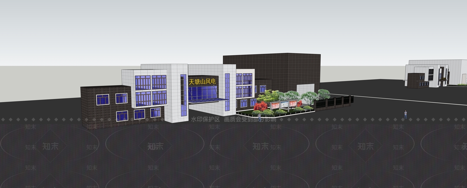 现代其他办公区域SU模型下载【ID:1201272230】