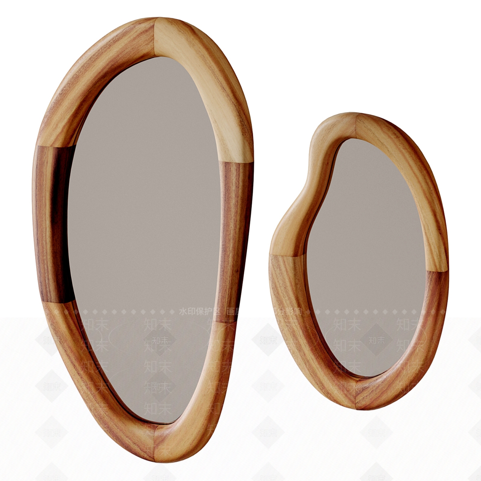 现代中古镜子SU模型下载【ID:1201272618】