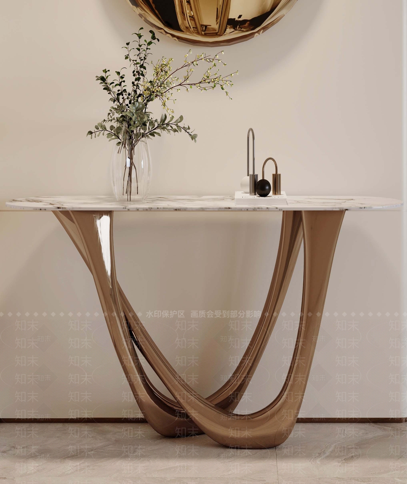 现代轻奢其他桌子3D模型下载【ID:1201273277】