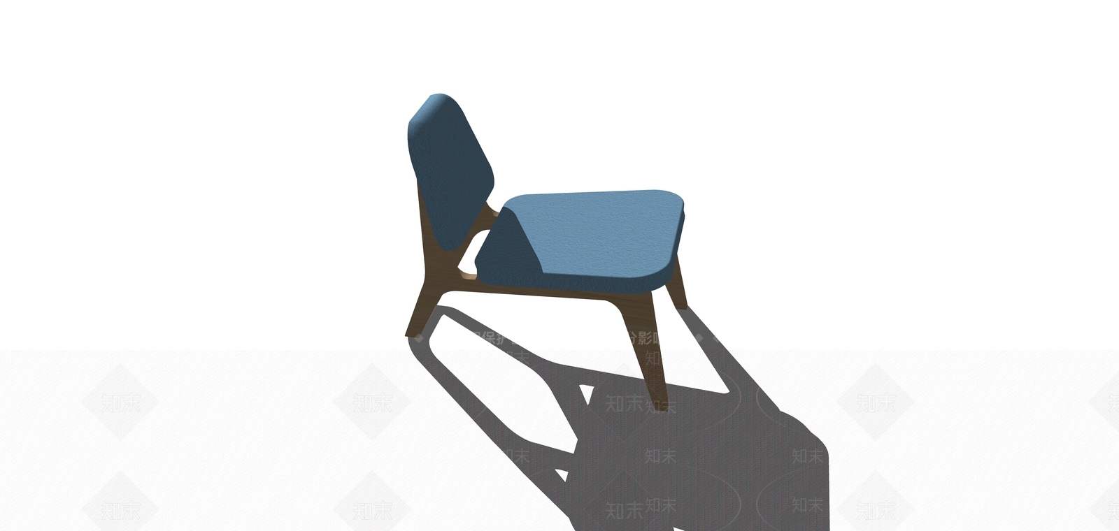 现代奶油休闲椅SU模型下载【ID:1201277027】