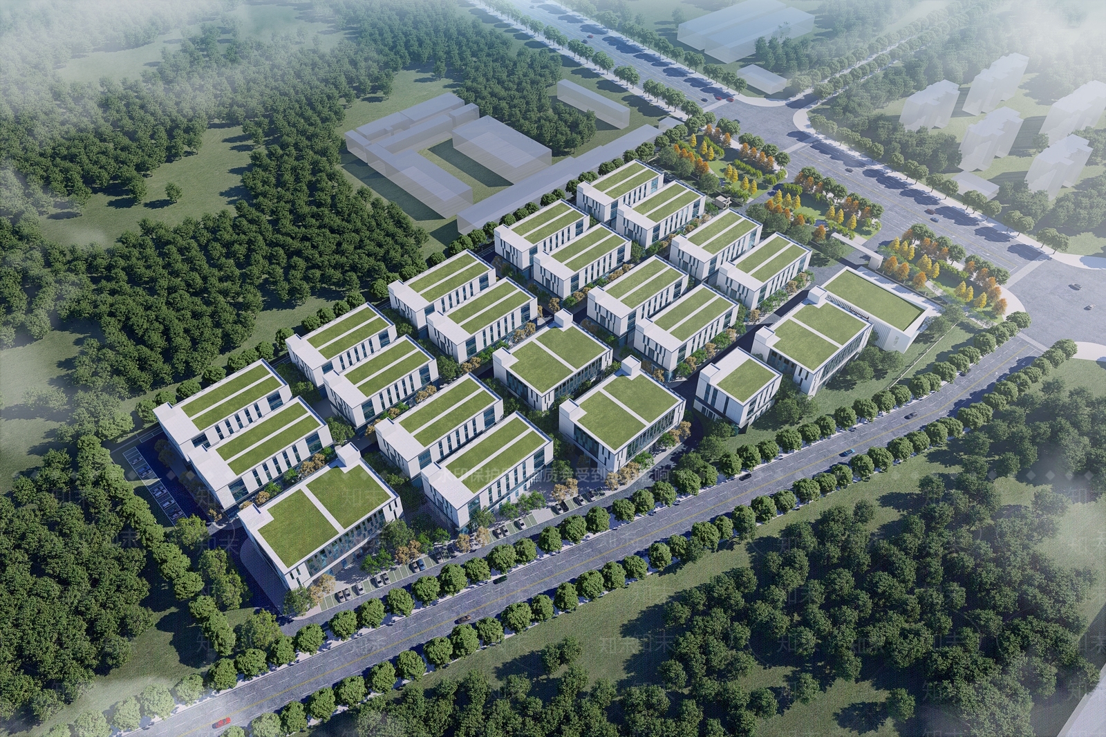 现代厂房SU模型下载【ID:1201281397】