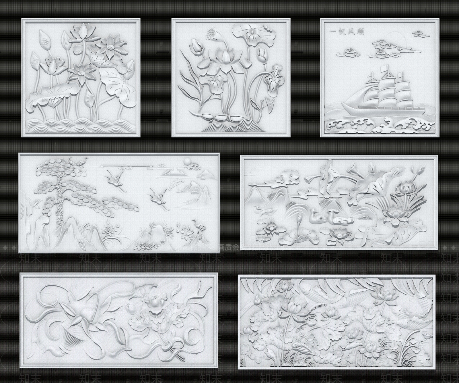 中式新中式雕花SU模型下载【ID:1201285556】