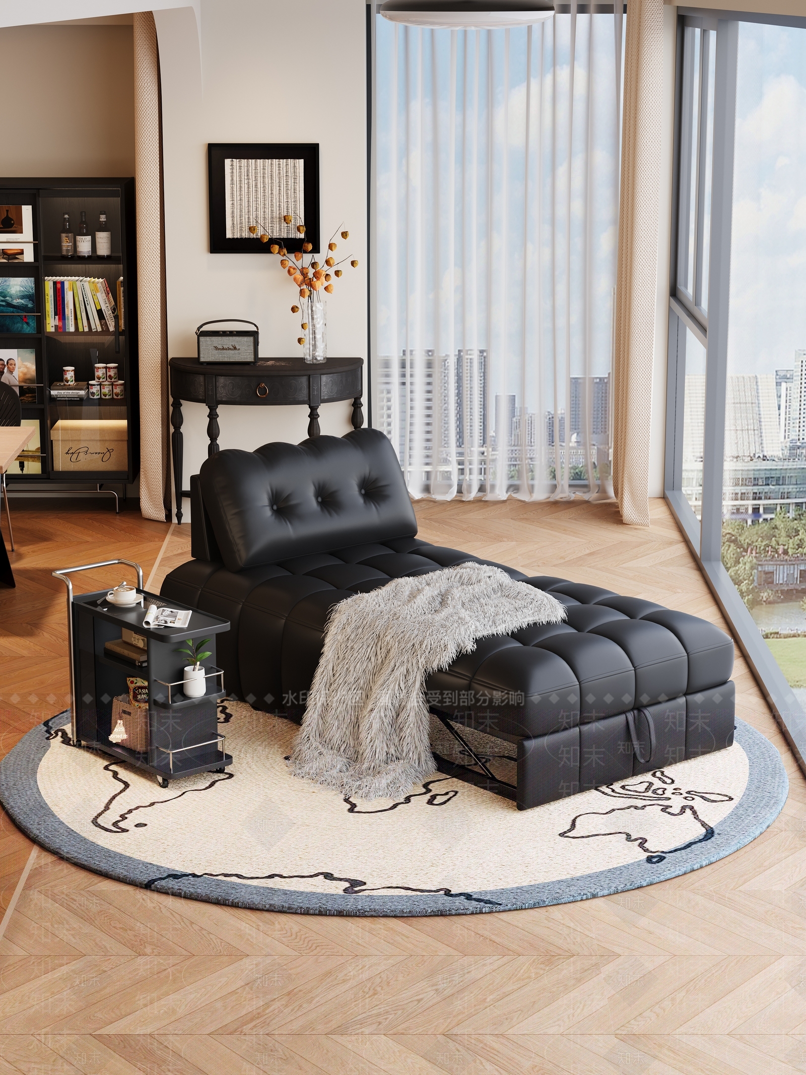 复古中古单人沙发3D模型下载【ID:1201286020】