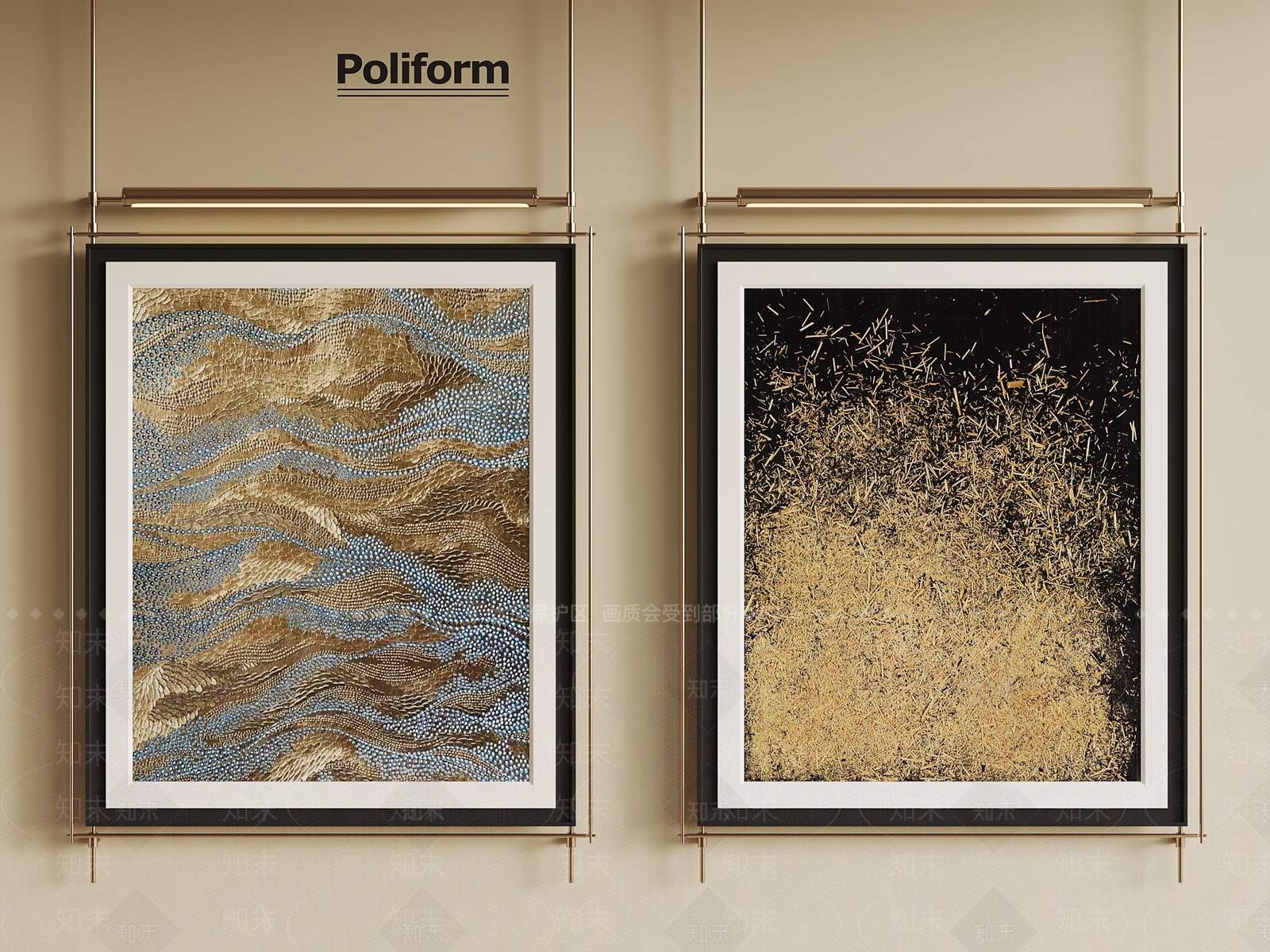 现代挂画SU模型下载【ID:1201287966】