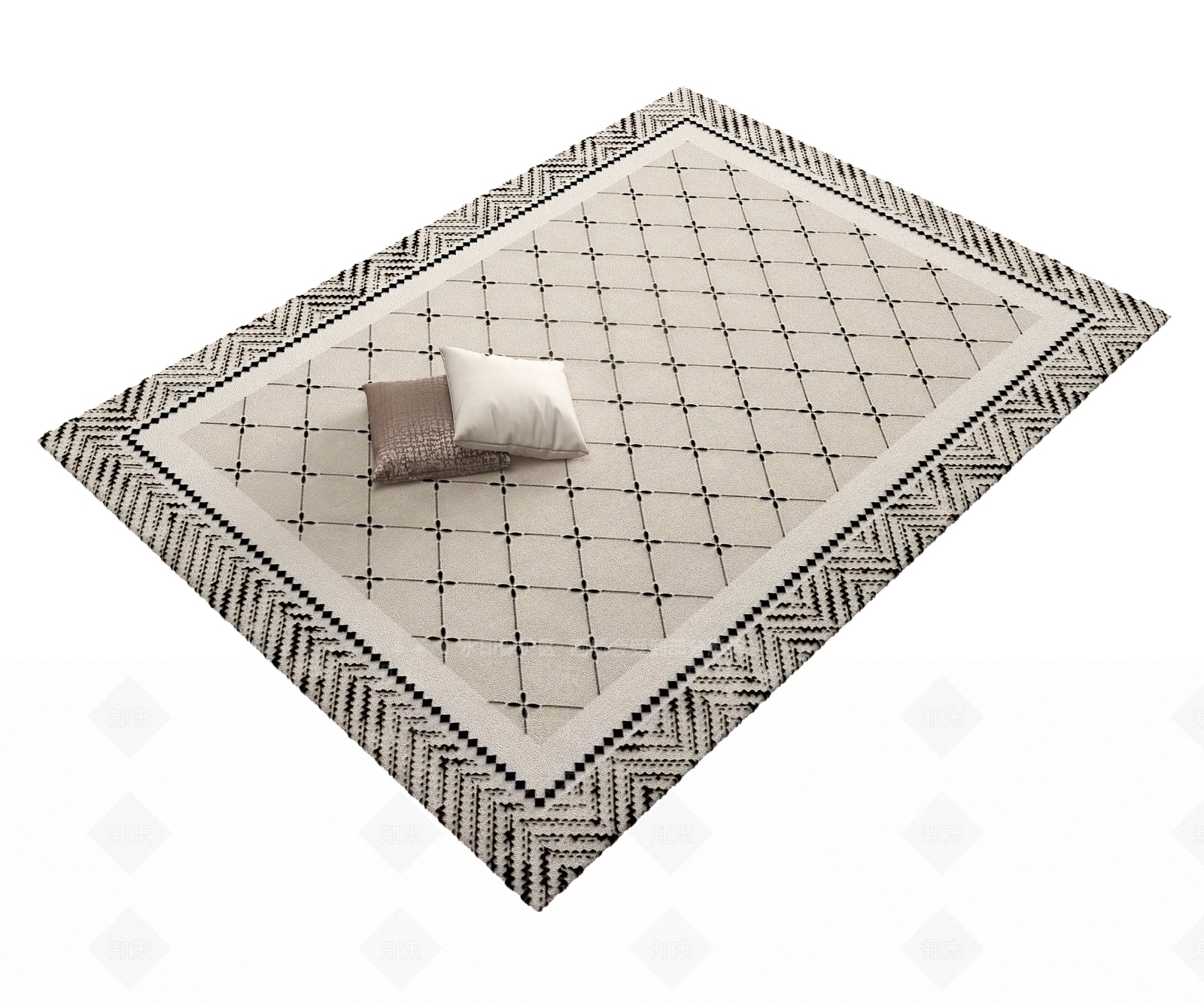 复古地毯3D模型下载【ID:1201291222】