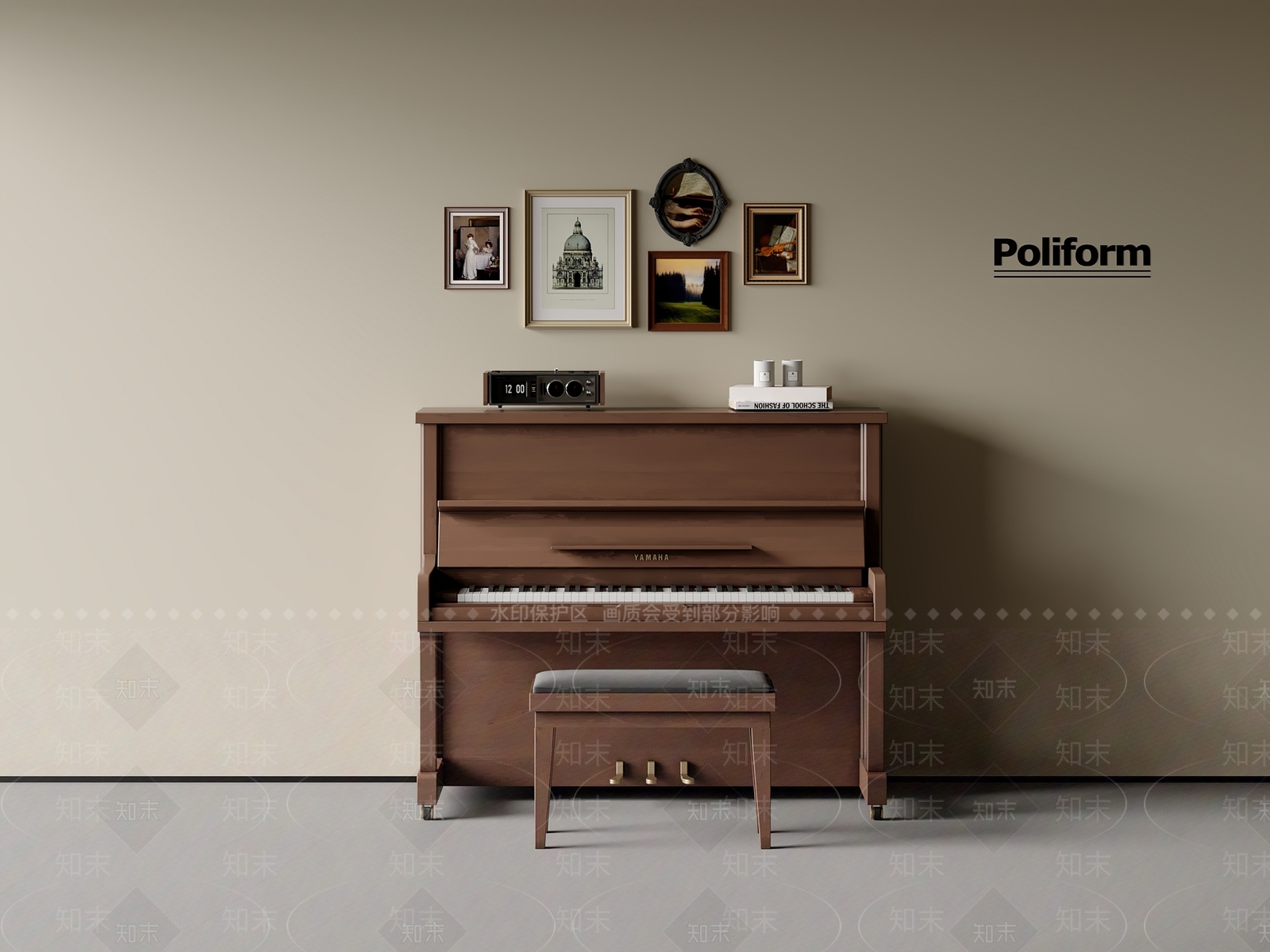 乐器3D模型下载【ID:1201294840】