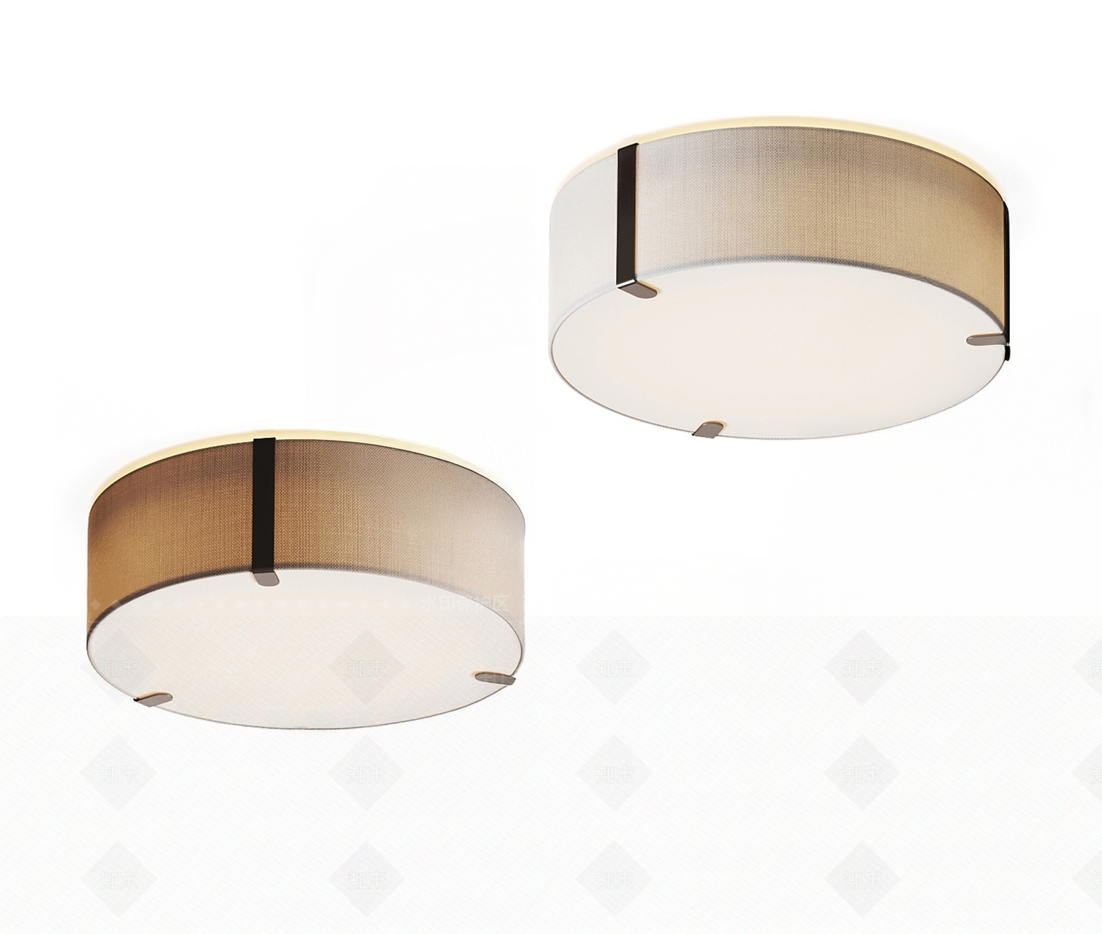 新中式吸顶灯SU模型下载【ID:1201297968】