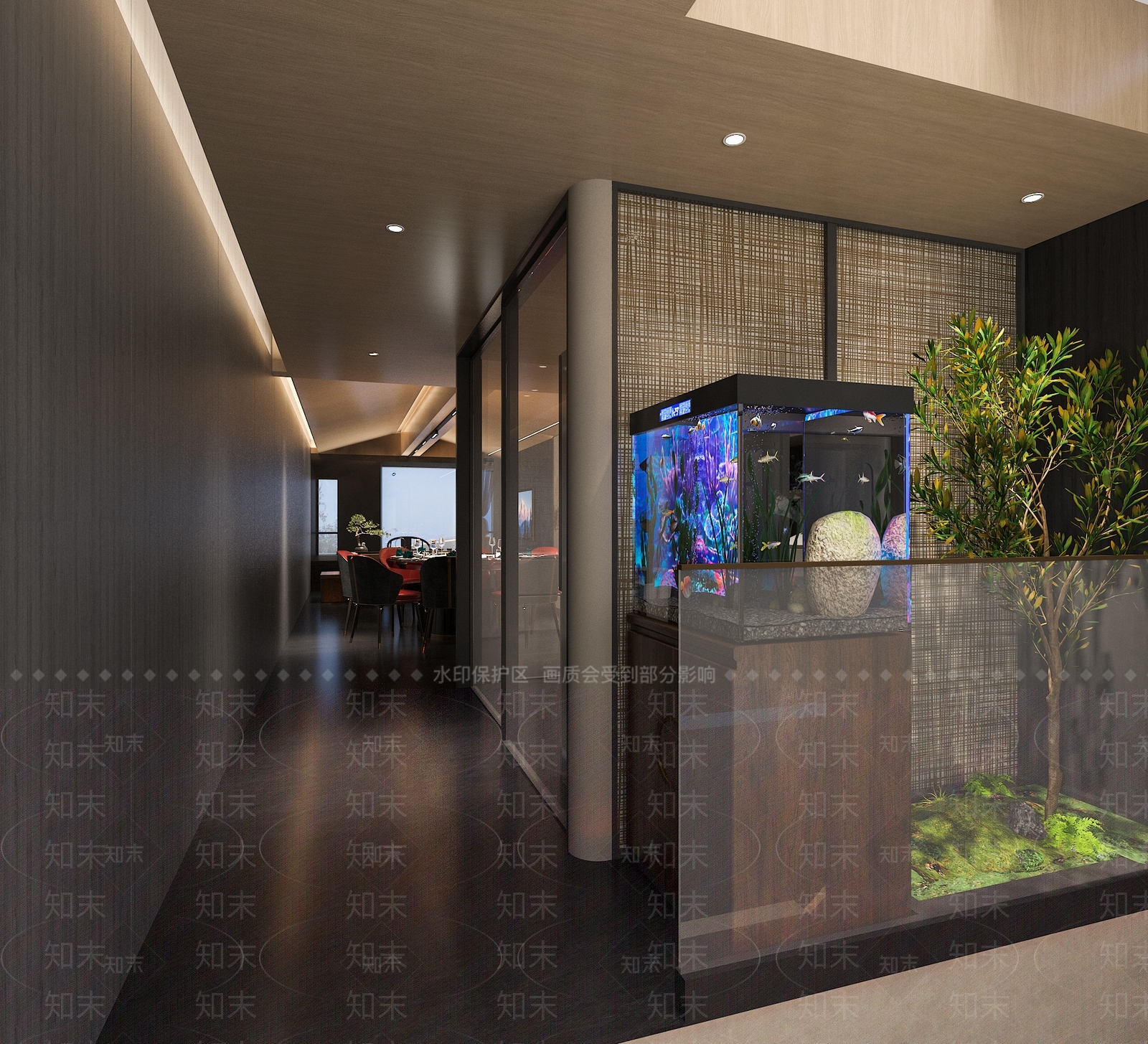 现代接待室3D模型下载【ID:1201302553】