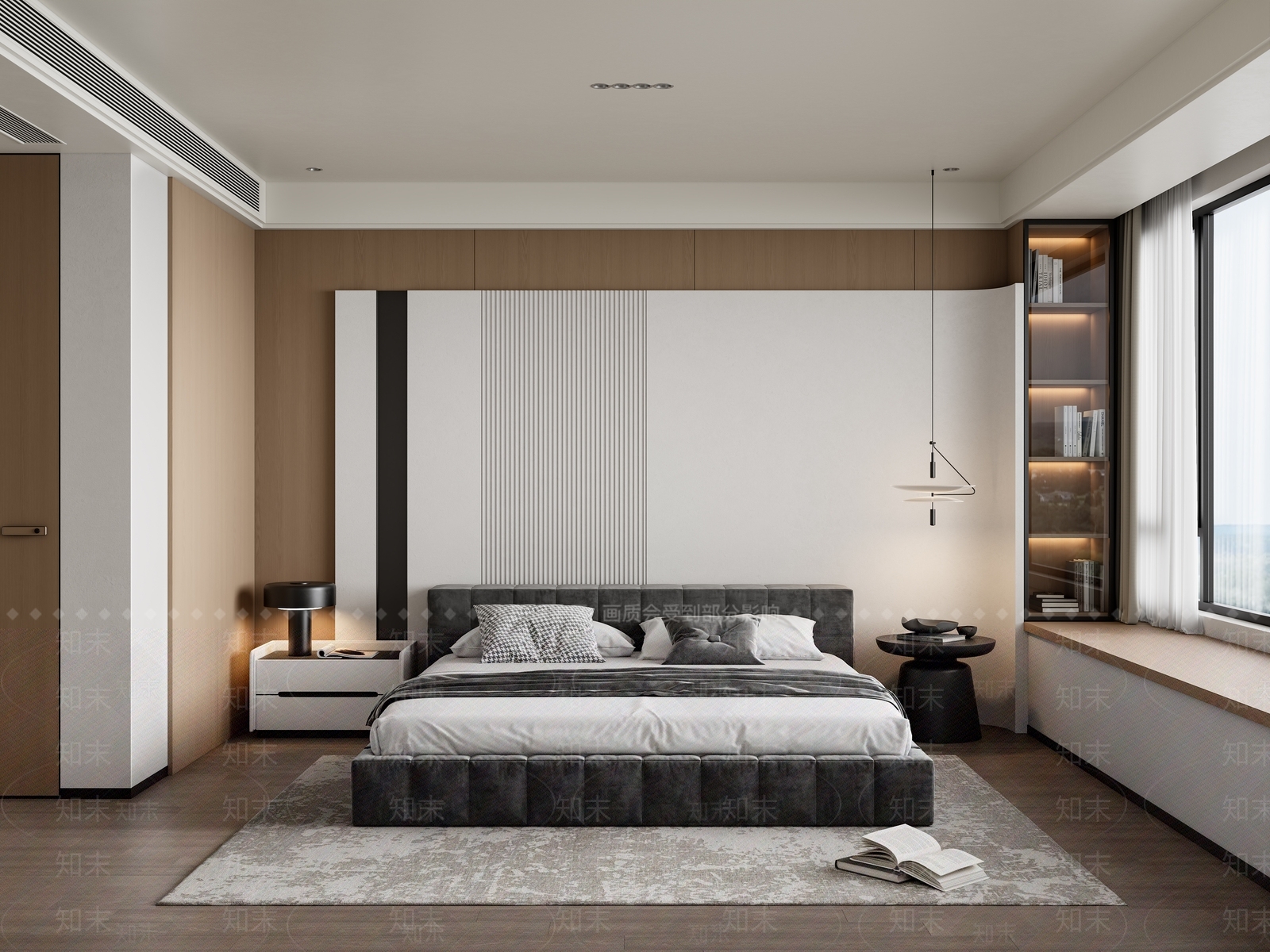 嵌入式梳妆台书房3D模型下载【ID:1227261130】
