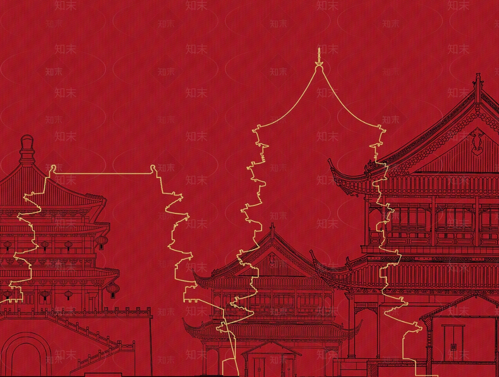 中式新中式其他壁纸贴图下载【ID:1201304755】