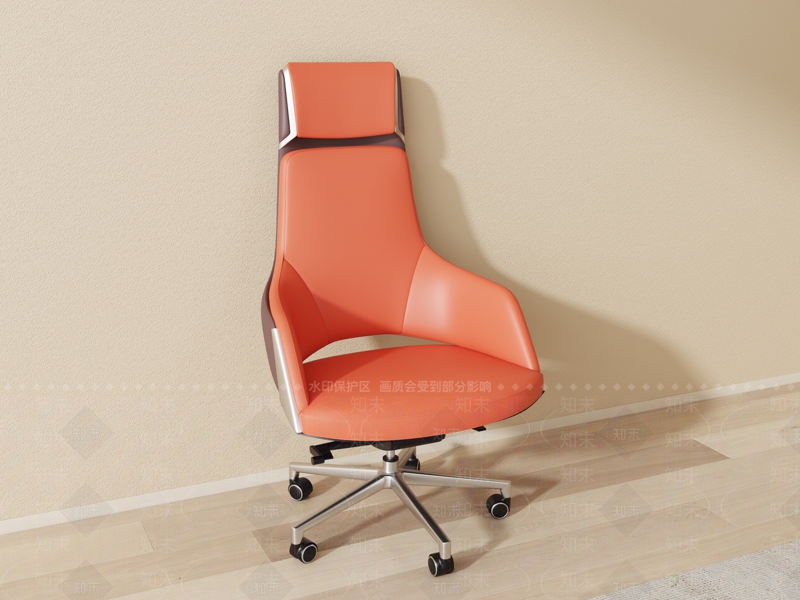 现代办公椅3D模型下载【ID:1201309928】