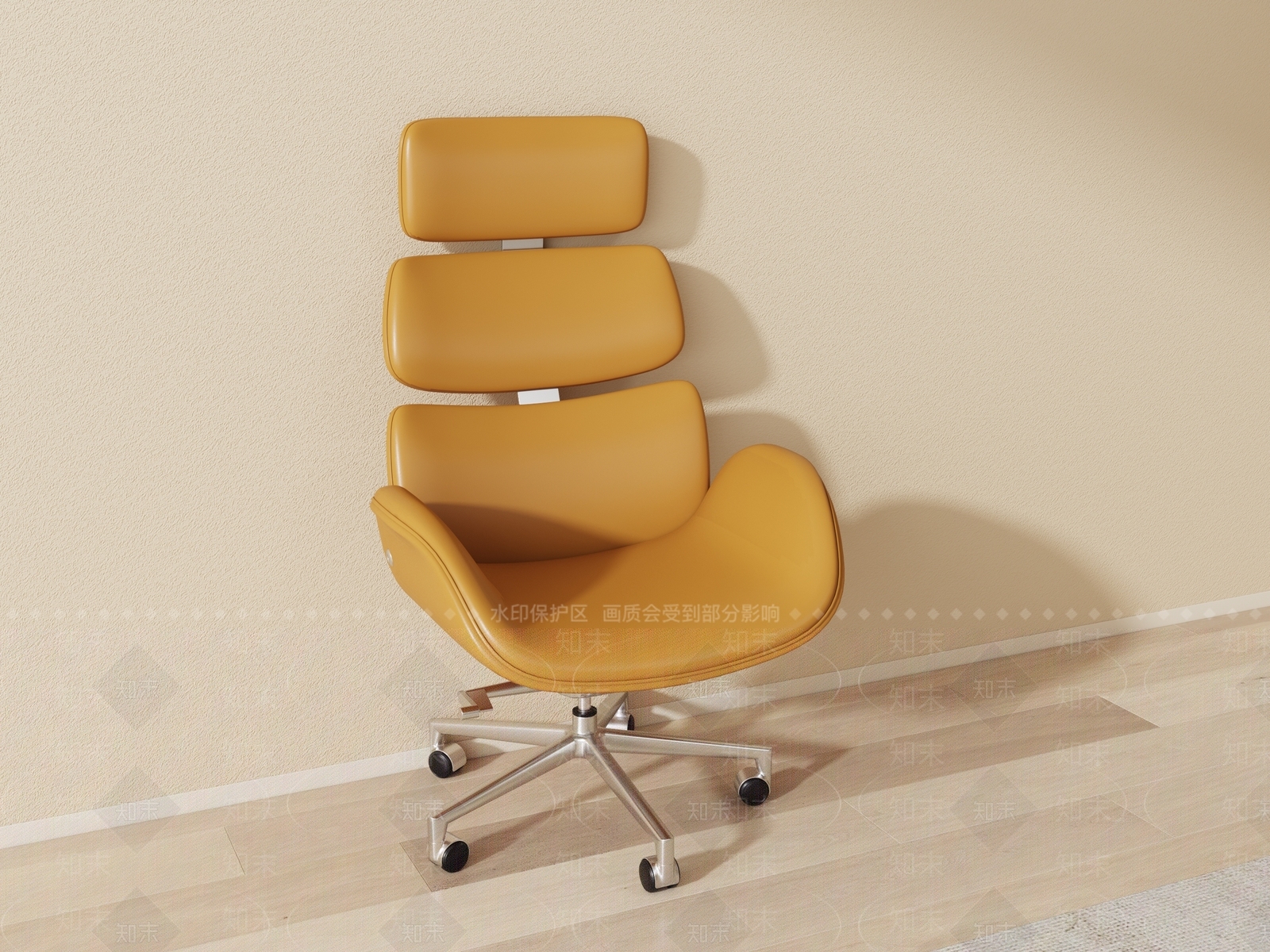 现代办公椅3D模型下载【ID:1201310163】