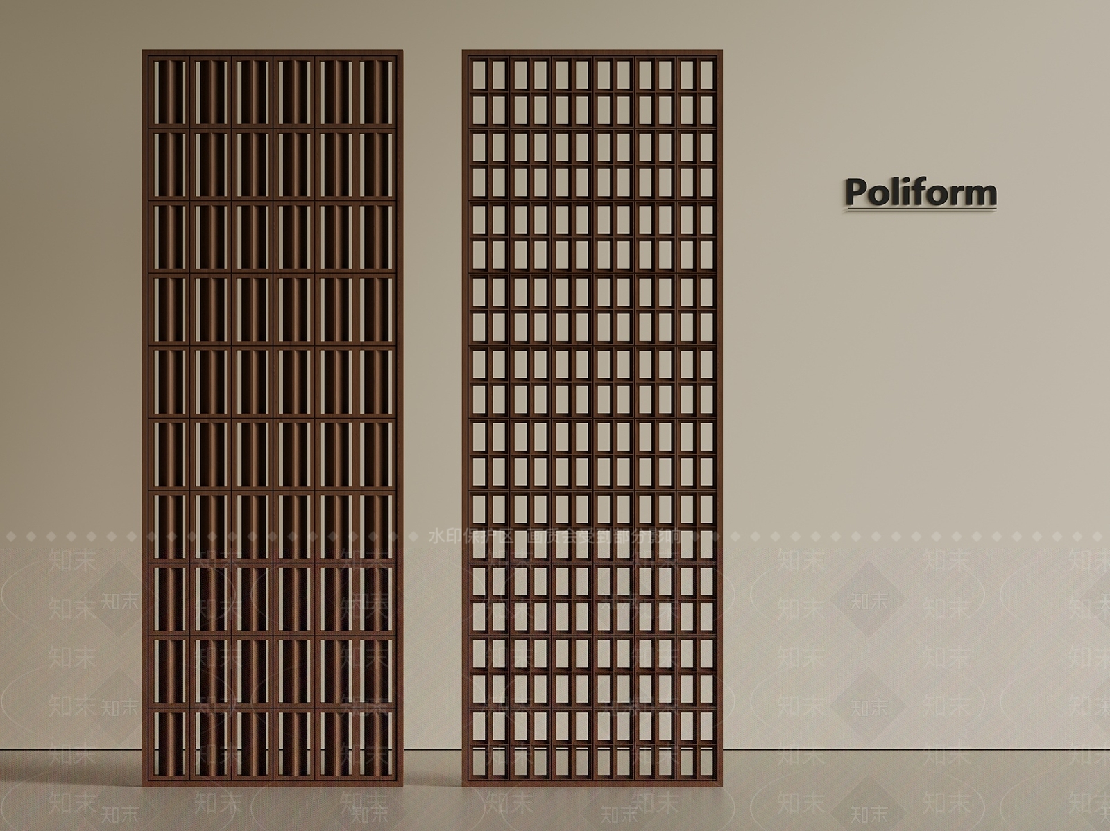 中古意式隔断SU模型下载【ID:1201312048】