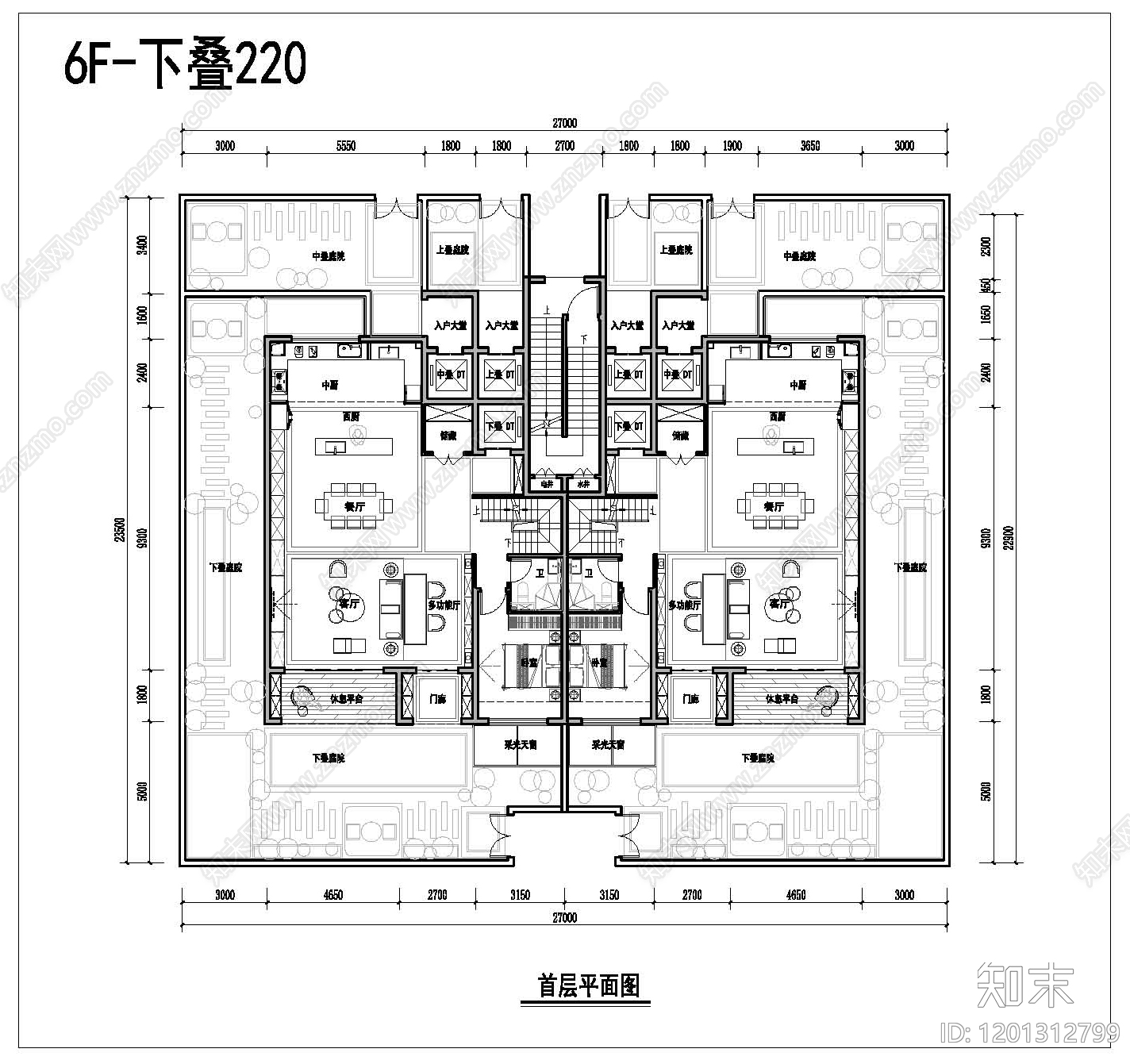 五居及以上施工图下载【ID:1201312799】