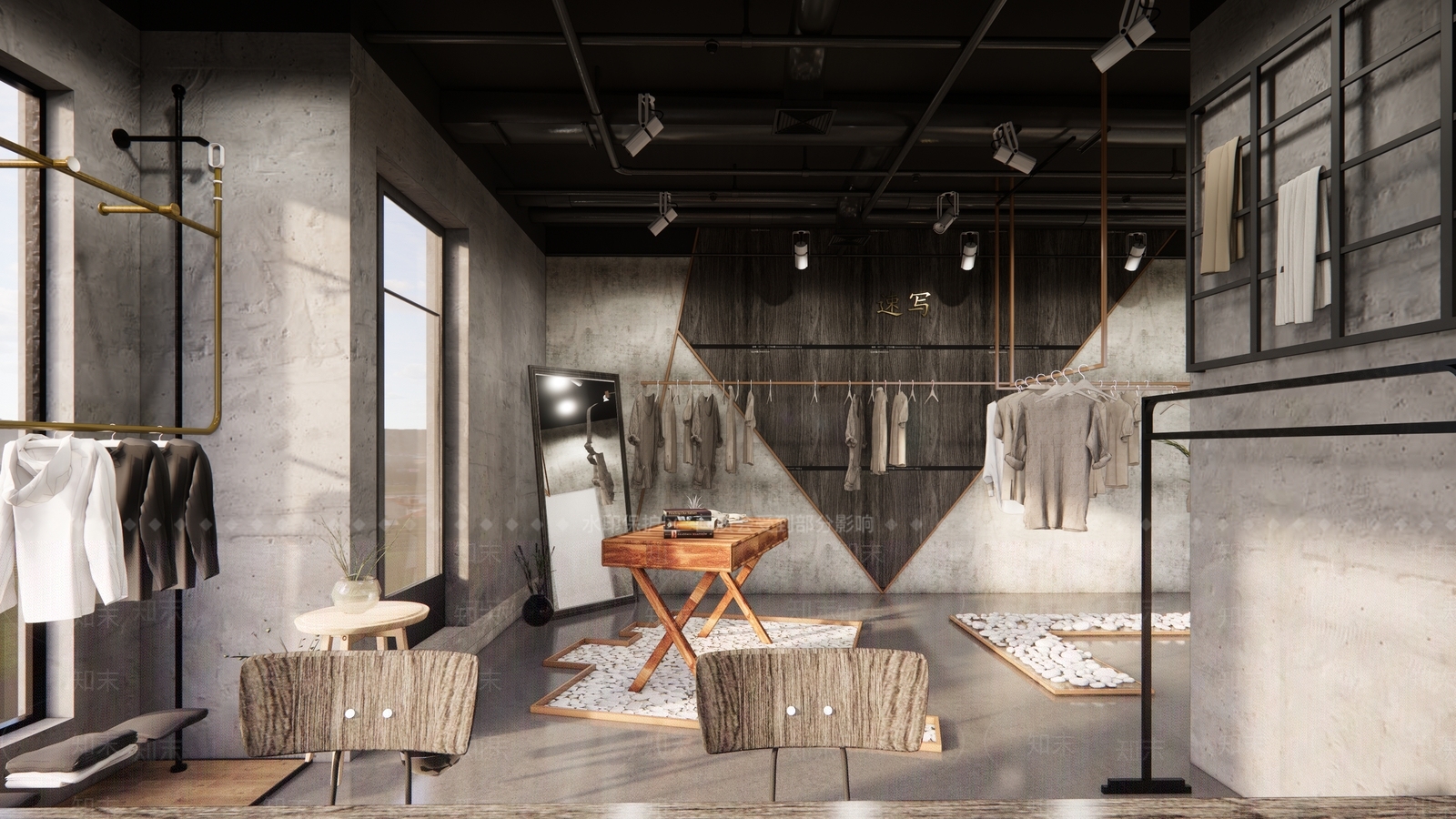 现代服装店SU模型下载【ID:1201315581】