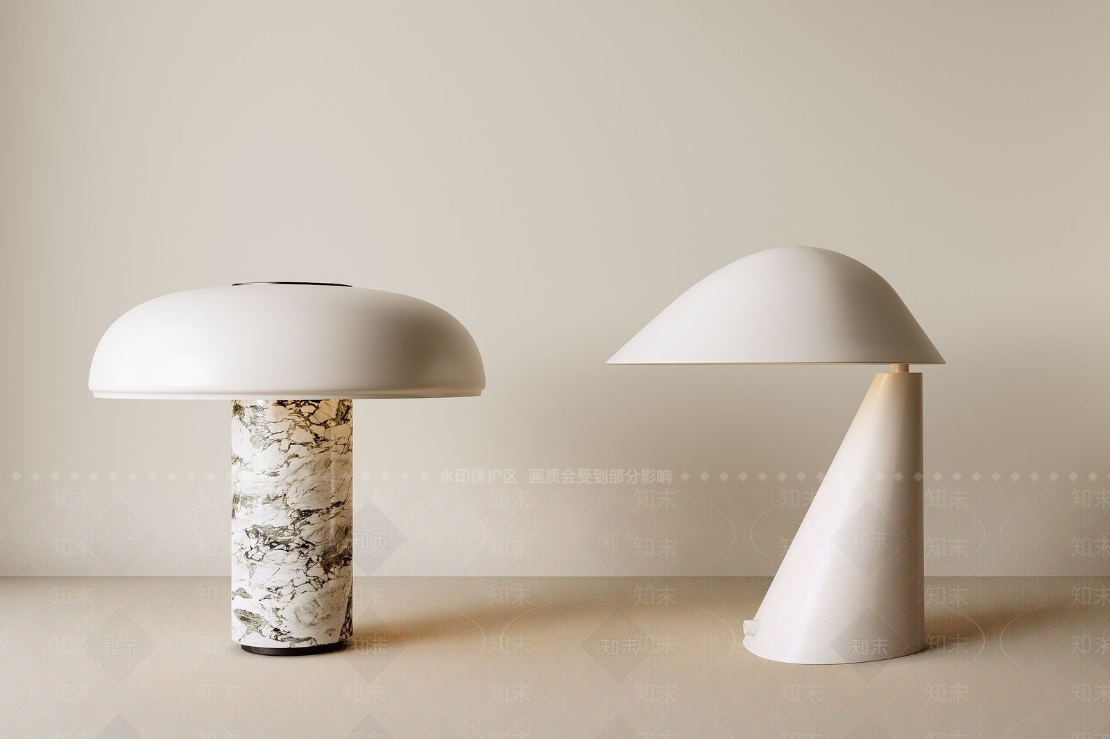 现代意式台灯SU模型下载【ID:1201315647】