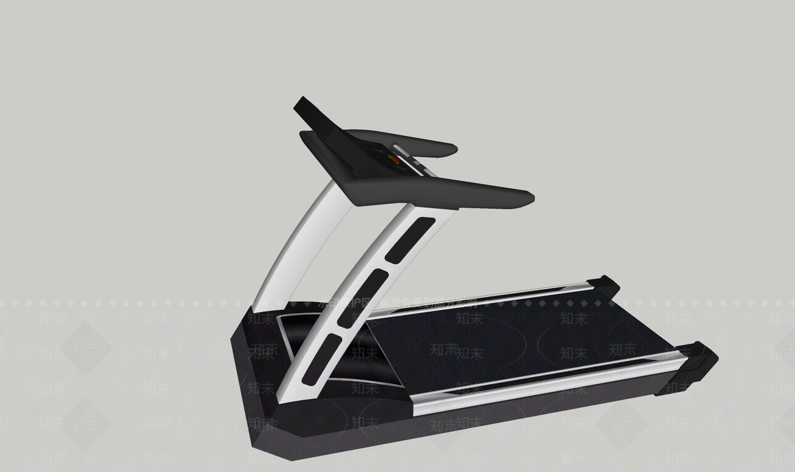 跑步机SU模型下载【ID:1201315639】