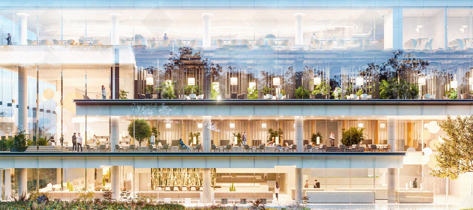 现代其他外立面贴图下载【ID:1201316758】