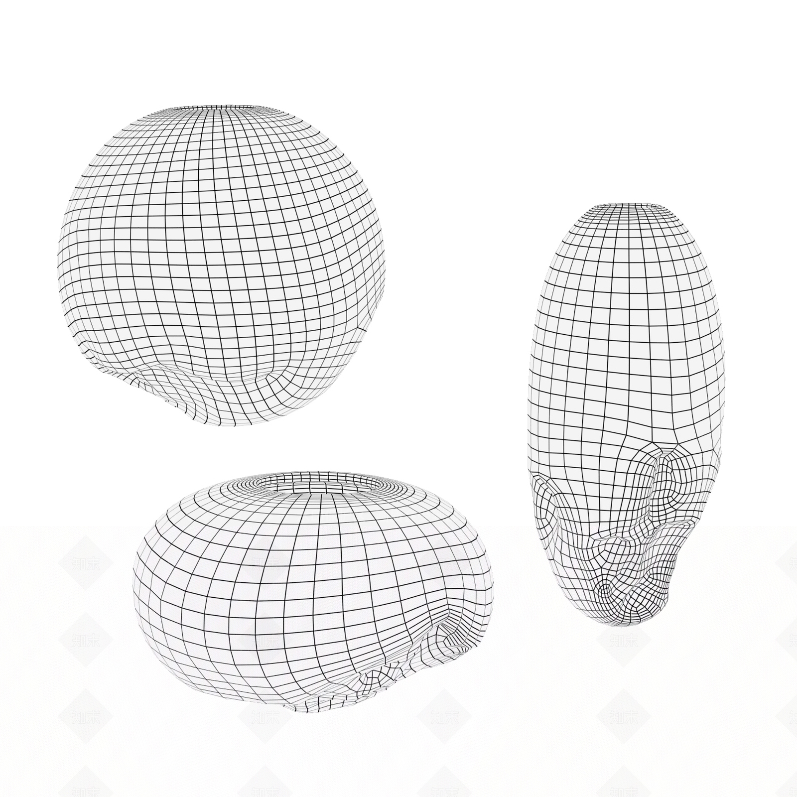 现代侘寂罐子3D模型下载【ID:1201321566】