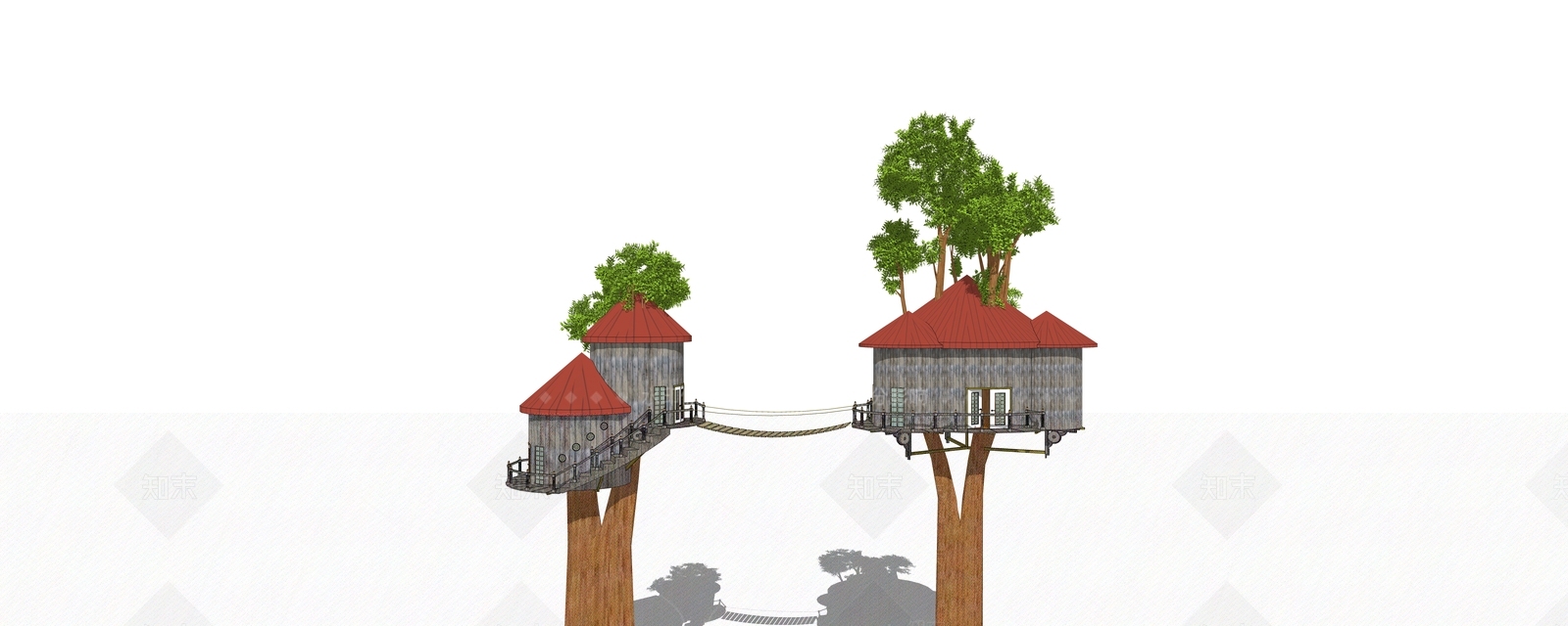 现代其他景观小建筑SU模型下载【ID:1201322052】