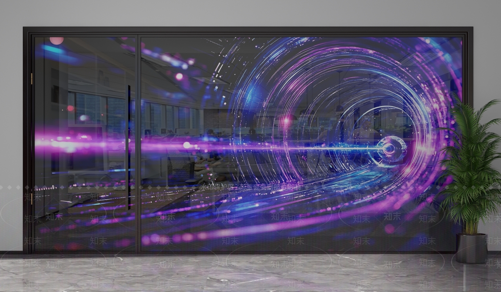 现代隔断3D模型下载【ID:1201329656】