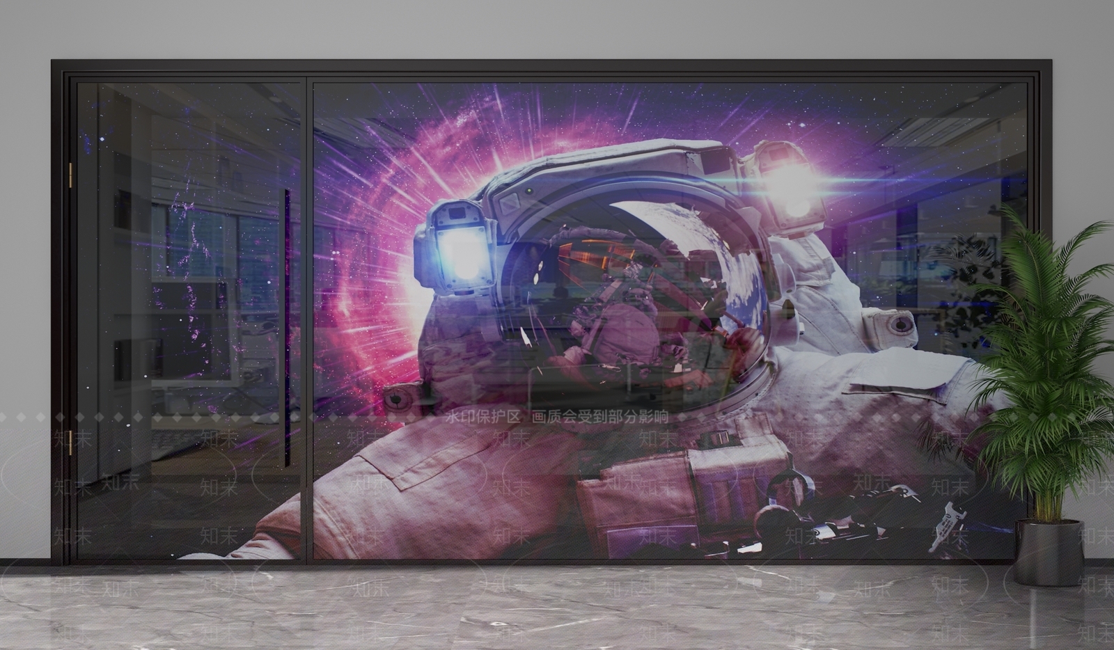 现代隔断3D模型下载【ID:1201329740】