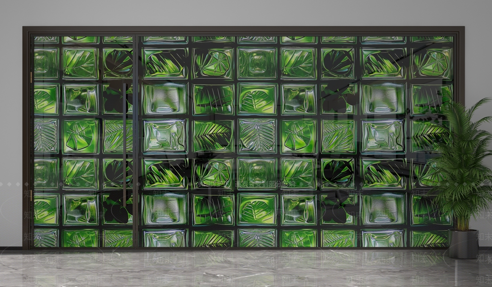 现代隔断3D模型下载【ID:1201329973】