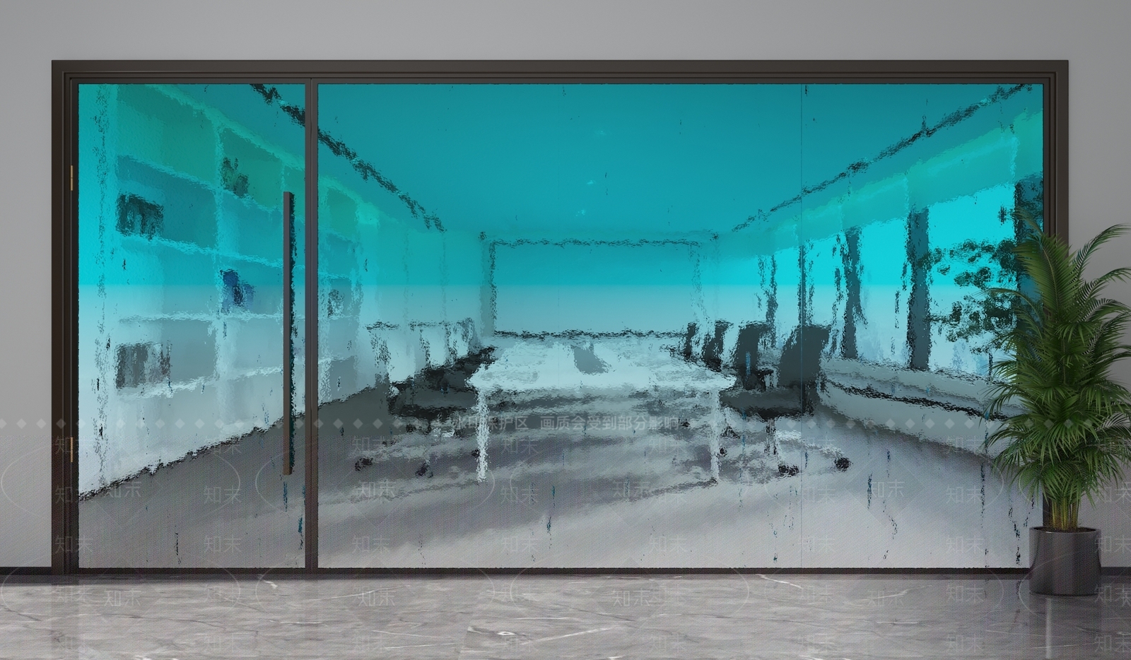 现代隔断3D模型下载【ID:1201330068】