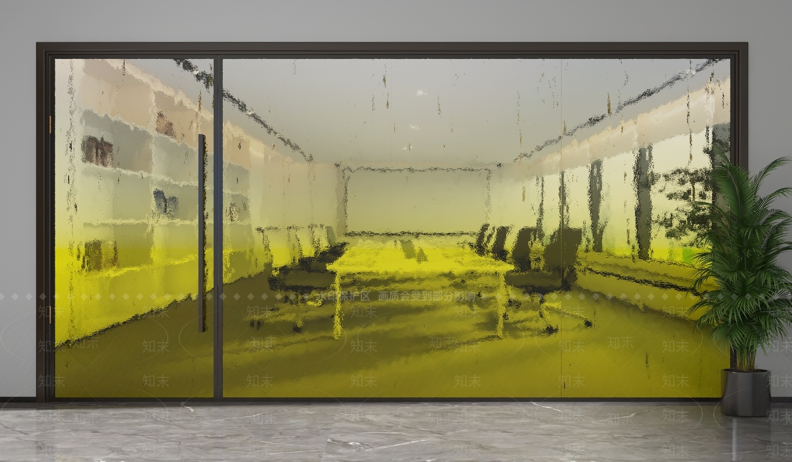 现代隔断3D模型下载【ID:1201330029】