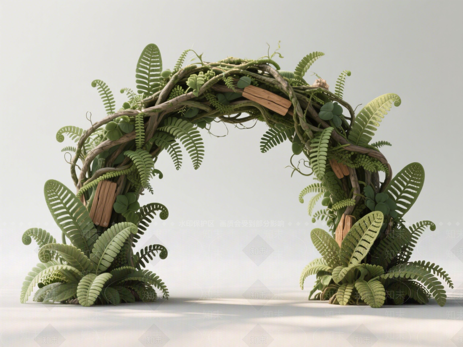 现代入口大门SU模型下载【ID:1201330616】