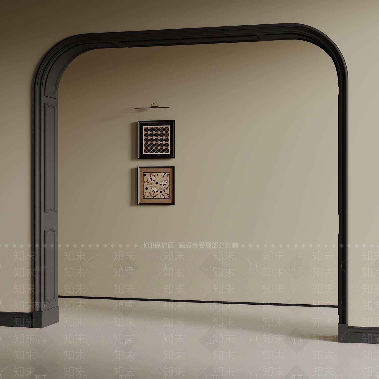 法式门套3D模型下载【ID:1201333714】