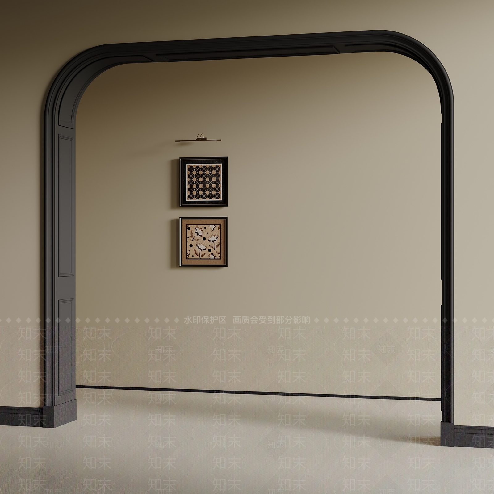 法式门套SU模型下载【ID:1201333717】