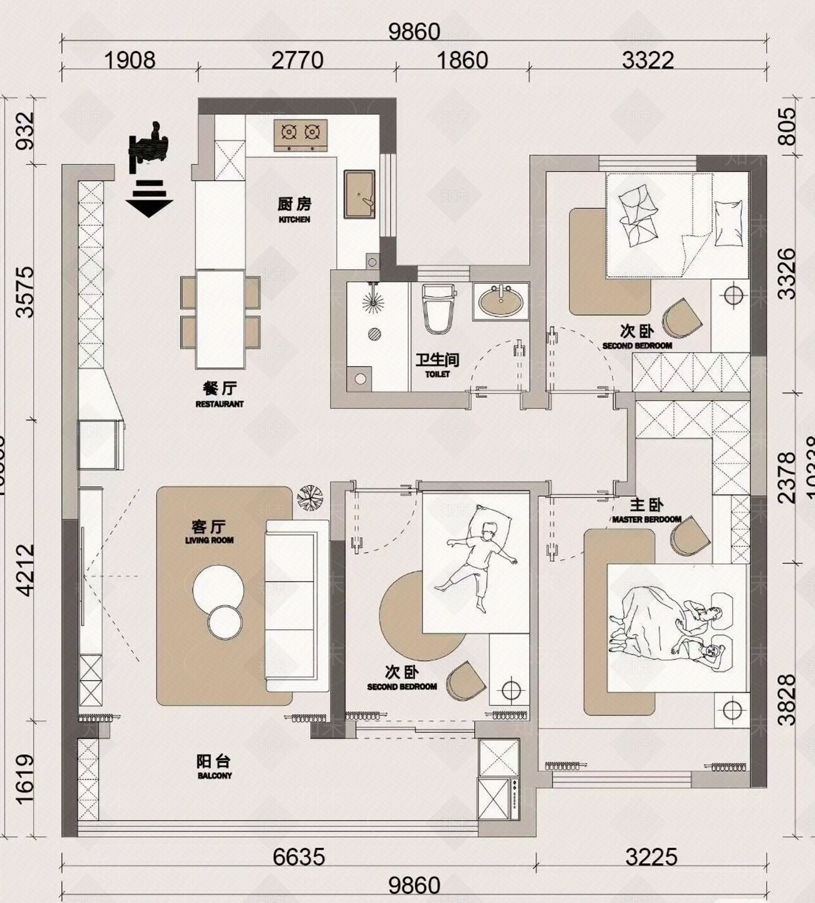 复古极简其它内景贴图下载【ID:1201334319】